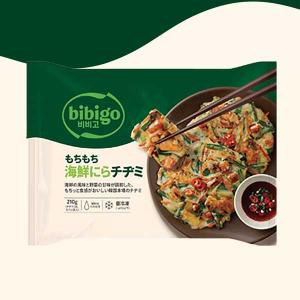 【冷凍】bibigo（ビビゴ）・もちもち海鮮にらチヂミ・210g