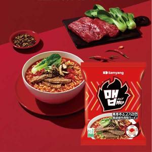 三養・メップ黒胡椒牛肉味ラーメン・110g