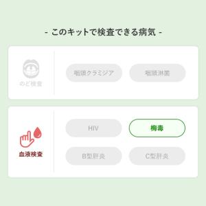 梅毒 男女共用(抗体検査) 郵送性病検査キットの詳細画像1