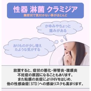 女性セットC 3項目:性器クラミジア/性器淋菌...の詳細画像2