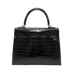 HERMES エルメス ケリー25 黒 (ブラ...の詳細画像2