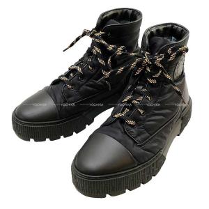 エルメス ヴェオ レザー ショートブーツ 41 メンズ ブラック ケリー  