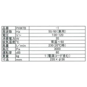パークヒート熱風機 ハンディ型送風機 100V...の詳細画像4