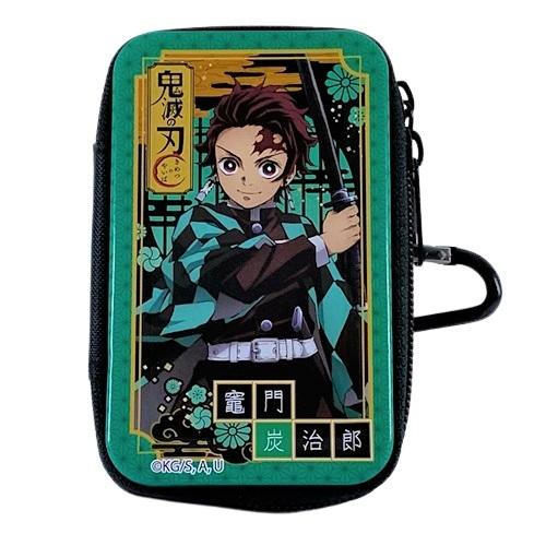 缶ケース 鬼滅の刃 カラビナ付きマルチファスナー缶ケース 子供 男の子 女の子 竈門炭治郎 竈門禰豆...
