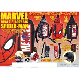 MARVEL　デカジップボディバッグ　スパイダーマンVer　メンズ　レディース　キッズ　男の子　女の子　プレゼント