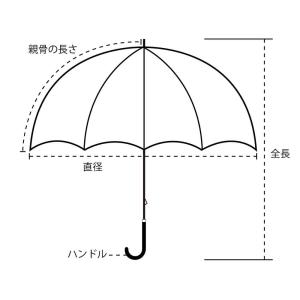 because ビコーズ 晴雨兼用傘 長傘 レ...の詳細画像3
