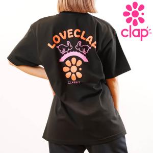 CLAP フィットネスウェア トップス クラップ フィットネス クラップウェア CLABBIT Tee クラップ tシャツ レディース 半袖 ブランド クラップウェア新作｜yoga-pi