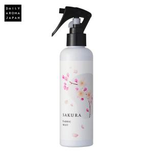 デイリーアロマジャパン サクラらしく SAKURA ファブリックミスト 200ml ルームスプレー 桜 消臭スプレー  ギフト プレゼント DAILY AROMA JAPAN  日本製｜yoga-pi