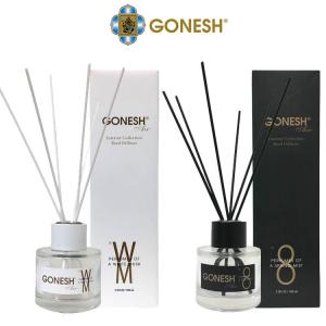 ガーネッシュ no8 ホワイトムスク ディフューザー GONESH リードディフューザー スティック ガラスボトル 部屋芳香剤 no．8 ホワイトムスク 芳香剤 ルームフグ
