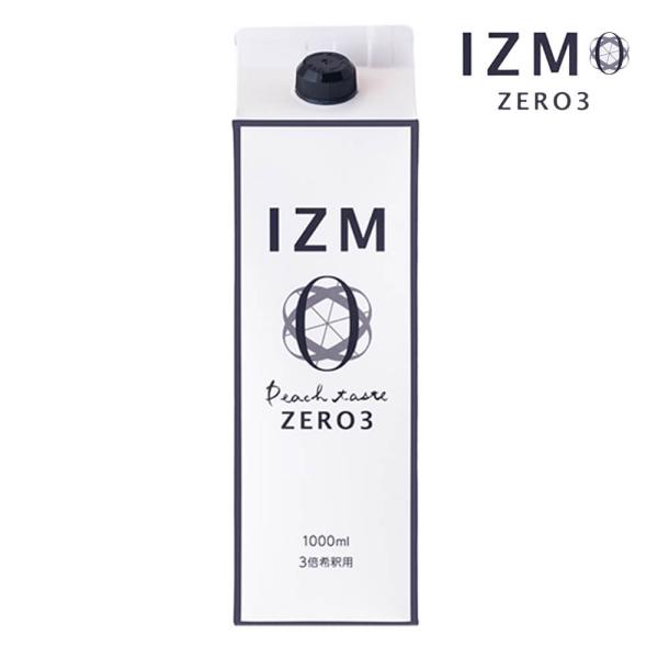 IZM 酵素ドリンク ZERO izm-zero 1000ml イズム ゼロ 3 peach tas...