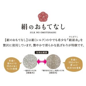 三笠 靴下 レッグウォーマー シルク ロング ...の詳細画像2