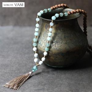 VANI マーラー トゥルシー chakra 数珠 ヨガ ネックレス : Yoga-Pi