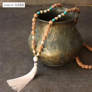 VANI マーラー トゥルシー chakra 数珠 ヨガ ネックレス : Yoga-Pi