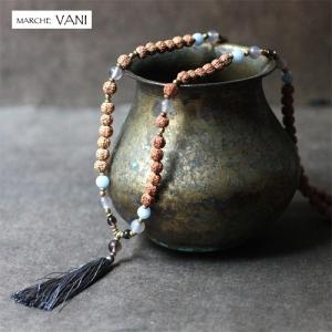 VANI マーラー トゥルシー chakra 数珠 ヨガ ネックレス : Yoga-Pi