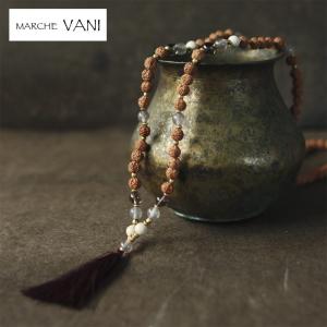 VANI マーラー トゥルシー chakra 数珠 ヨガ ネックレス : Yoga-Pi