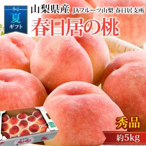 一宮プレミアム 桃 黒箱 山梨産 糖度13度以上 大玉 12~15玉入り 約5kg 