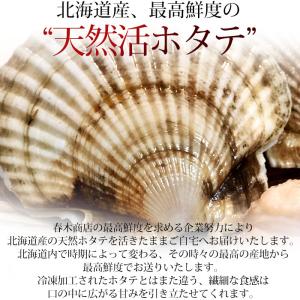 貝類 北海道産 天然活ホタテ 約3kg 約12...の詳細画像4