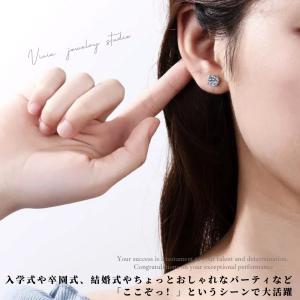ピアス モアサナイト レディース 一粒 0.1...の詳細画像5