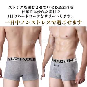 メンズボクサーパンツ 前開き 分離型 紳士下着...の詳細画像5