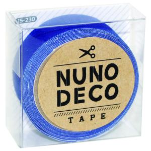 KAWAGUCHI 手芸用品 NUNO DECO ヌノデコテープ つみきのあお 15-230