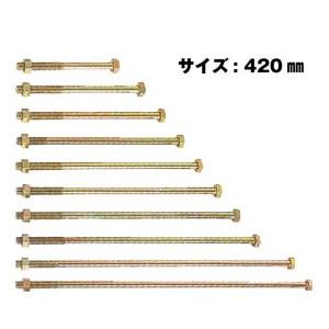 Z ゼット Z六角ボルト M12  M12×420mm  50本  417-2420   基礎 内装 構造金物 土台｜yojo