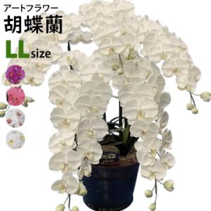 アートフラワー 胡蝶蘭 LLサイズ 梱包450×640×1080mm 重量15〜20kg 鉢直径40...