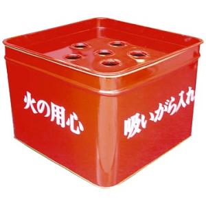 サンコー 吸い殻缶 缶・フタ付 現場の灰皿