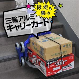 三輪アルミキャリーカート 三輪カート TASSCOM 収納式 キャリー カート 階段 段差｜yojo