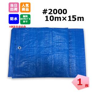 ブルーシート #2000 10m×10m 2枚 KMネクスト 181210240 : ネットで建材
