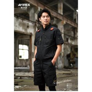 AVIREX WORK ワーク半袖ブルゾン A...の詳細画像1
