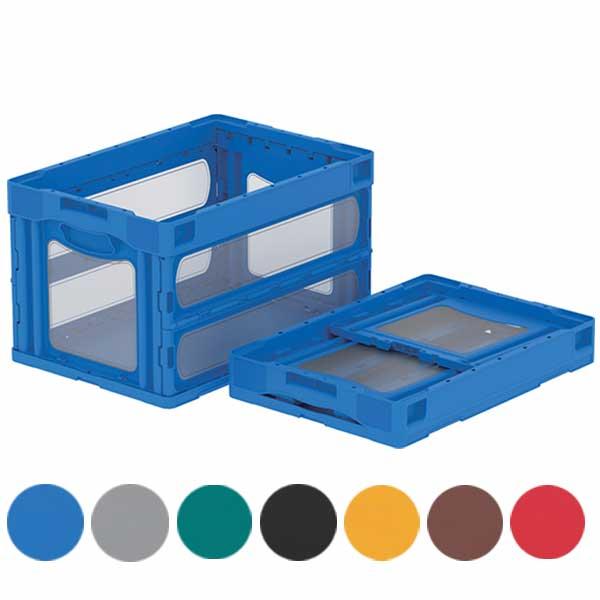 サンコー マドコンO-50B 5個 カラフルな色合いで色による管理が容易 オリコン 透明マド