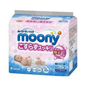 ユニ・チャーム ムーニーおしりふき こすらずスッキリ つめか...