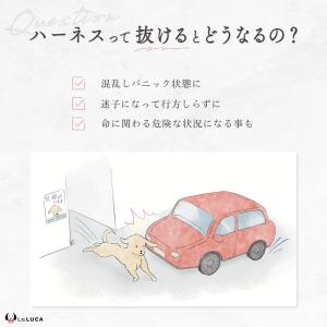 犬 ハーネス 小型犬 中型犬 大型犬 抜けにく...の詳細画像3