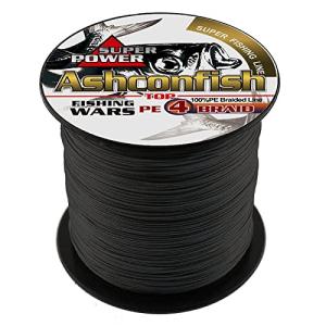 Ashconfish PEライン 4編 釣り糸 500m (0.4号 0.6号 0.8号 1号 1.2号 1.5号 2号 3号 3.5号 4号 4.5