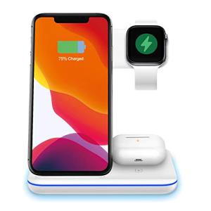 SIKAI CASE PowerWave+ Pad with Watch Holder ワイヤレス充電器 充電スタンド 3 in 1急速充電ワイヤレス
