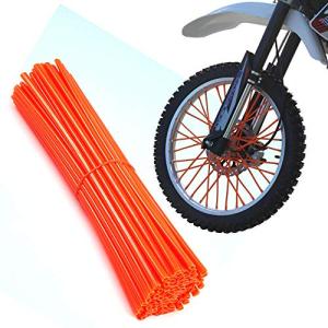 KEWEIT スポークカバー 72本セット スポーク バイク/自転車/オートバイ用 スポークスキン スポークラップ スポークガード ホイール用 前輪