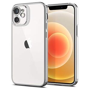 Spigen iPhone 12 Mini ケース 一体型レンズ保護 TPU バンパー ケース 滑り止め すり傷防止 柔軟 一体型レンズ保護カバー 6