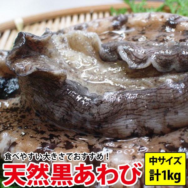長崎産天然黒アワビ 計1kg (1枚130g〜190g前後 計5〜8枚) タップリ1kg 送料無料 ...