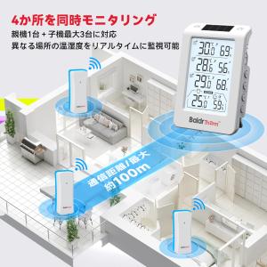 BaldrTherm デジタル温湿度計 ソーラ...の詳細画像3