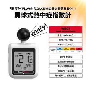 BaldrTherm 黒球式 熱中症指数計 湿...の詳細画像1