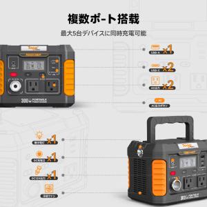 TogoPower 300W ポータブル電源 ...の詳細画像4