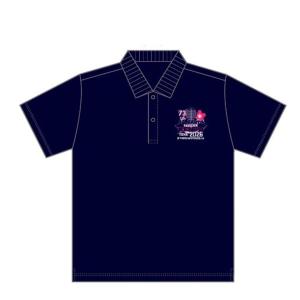 第73回関東高等学校剣道大会.限定ポロシャツ.ネイビー.