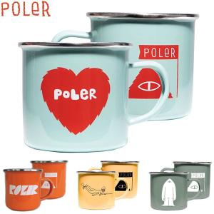 POLER ポーラー ホーロー マグカップ おしゃれ コップ コーヒーカップ キャンプ アウトドア ブランド ソロキャン