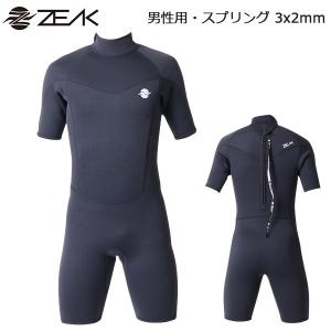ZEAK ジーク メンズ ウエットスーツ 3×2mm スプリング 半袖