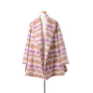 30% OFF アニオナ(AGNONA) 波型ロング丈コート カシミア混合 ミックス 【正規取扱店】｜yokoaunty