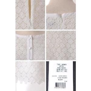 ホワイト タラジャーモン Tara Jarmon Jarmon Tara ホワイト 正規取扱店 カットワークレースワンピース 6366r2259 ヨコアンティ