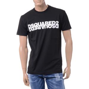 30% OFF ディースクエアード Dsquared2 ロゴTシャツ コットン ブラック｜yokoaunty