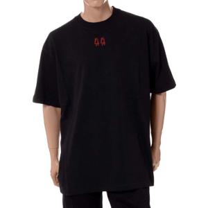 44ラベルグループ 44 label group Tシャツ コットン ブラック｜yokoaunty