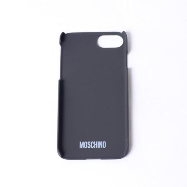 モスキーノ(Moschino) iPhone6/6S/7用ケース 空き缶ドレスプリント ブラック