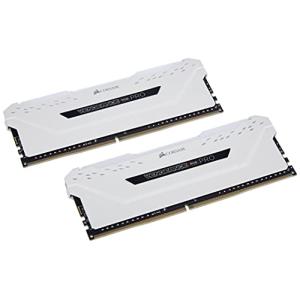 CORSAIR DDR4-3600MHz デスクトップPC用 メモリ VENGEANCE RGB PROシリーズ 16GB  CMW16GX4M2D3600C18W